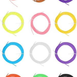 ABOOFAN 12pcs 3D Pen Filament Supplies Pcl Low Temperature Filament for 3D Printing Pen Random Colors Safe Printing Accessories