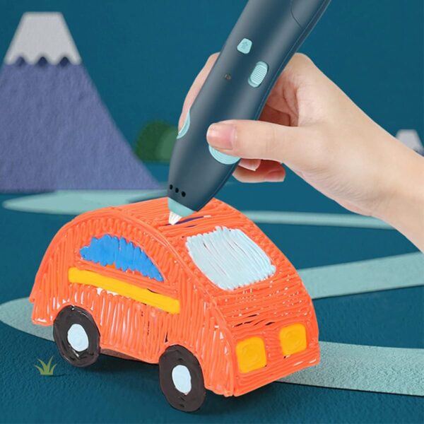 ABOOFAN 12pcs 3D Pen Filament Supplies Pcl Low Temperature Filament for 3D Printing Pen Random Colors Safe Printing Accessories - Image 2
