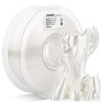 AMOLEN Silk PLA Filament 1.75mm 3D Printer filaments, Shiny White Filament for 3D Printing, 1kg(2.2lbs) Spool, Compatible with Most Printer(Silk White)