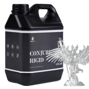 Chitu Systems Conjure Rigid Resin with Engineering-Like Features for Functional Gadgets Resin Printing, Low Shrinkage for Articulated Figure LCD 3D Printing (Clear, 2000g)