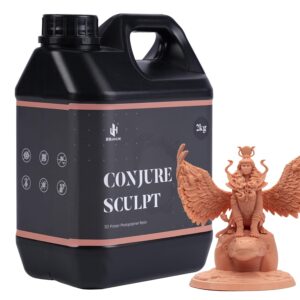 Chitu Systems Conjure Sculpt Resin 3D Printer High-Detailed with Very Clear Detail Performance, Best-Resin for Miniatures and Display Pieces LCD 3D Printing (Beige 2, 2000g)