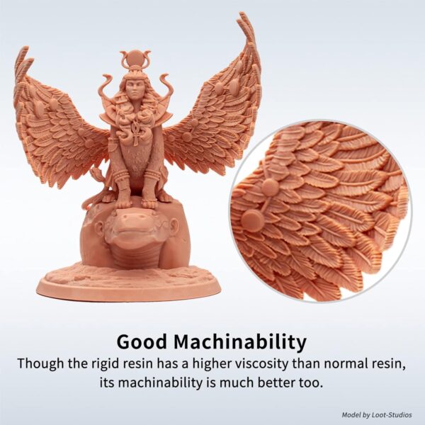 Chitu Systems Conjure Sculpt Resin 3D Printer High-Detailed with Very Clear Detail Performance, Best-Resin for Miniatures and Display Pieces LCD 3D Printing (Beige 2, 2000g) - Image 2