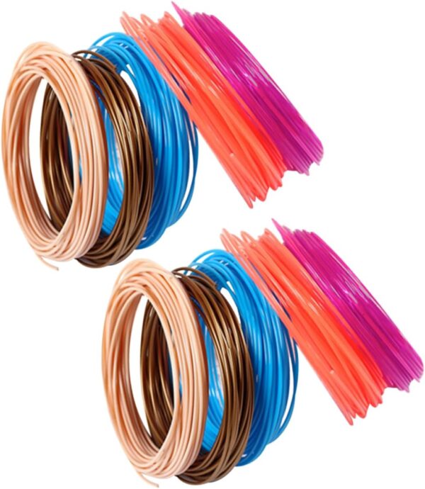 Ciieeo 1Set Printing Pen Filament of Abs Wire Rods Random Colors Printing Accessories for Creative Projects Essential for Printers