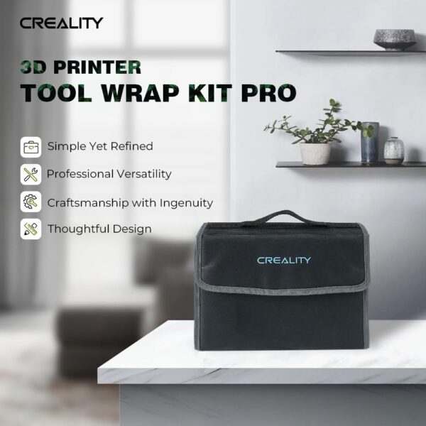 Creality 3D Printer Tool Kit, 74Pcs 3D Printing Tool Wrap Kit Assembly/Removal/Filament Cutting Set 3D Printer Accessories for All FDM Printers Cleaning Finishing Printing - Image 2