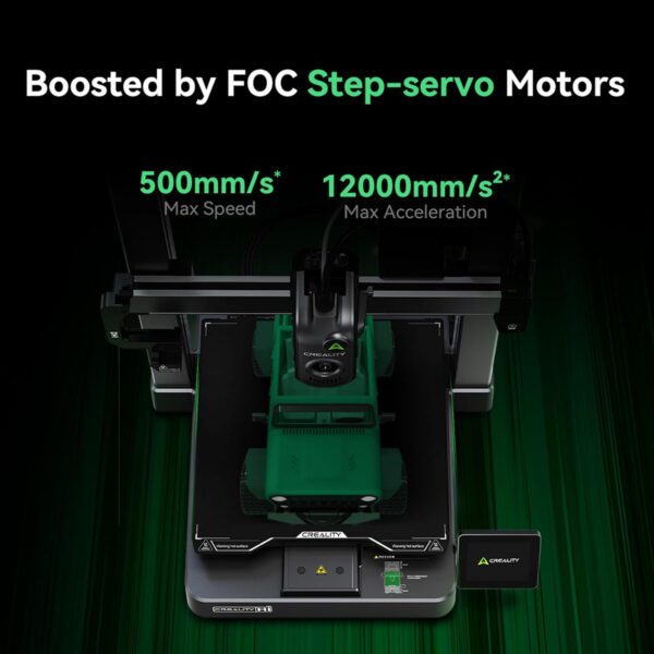 Creality High-Speed 3D Printer, Multi Color 3D Printer (Needs CFS), 500mm/s Auto-Leveling, Clog-Free Extruder, 95% Pre-Assembled, All-Metal Body, 10.24x10.24x11.81 Inch Volume (Hi Standalone) - Image 2