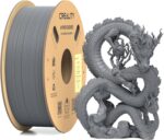 Creality Hyper ABS Filament 1.75mm, High Speed ABS 30-350mm/s 3D Printer Filament ABS, High Impact Resistance, Dimensional Accuracy +/-0.02mm, 1KG(2.2lbs) Spool Grey, Fit Most FDM 3D Printers