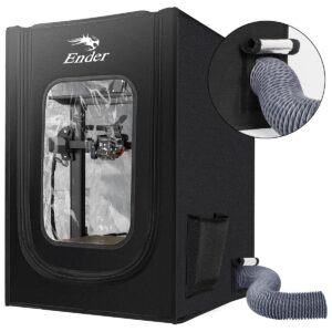 Creality Official 3D Printer Enclosure with Fan Interface Fireproof Dustproof Constant Temperature Dust Cover 480 * 600 * 720mm for Ender 3 V3 SE/KE/Ender 3/Ender 3 Pro/Ender 3V2/Ender 3S1/Neo