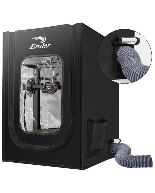 Creality Official 3D Printer Enclosure with Fan Interface Fireproof Dustproof Constant Temperature Dust Cover 480 * 600 * 720mm for Ender 3 V3 SE/KE/Ender 3/Ender 3 Pro/Ender 3V2/Ender 3S1/Neo