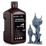 ELEGOO 8K Standard Photopolymer 3D Printer Resin, 405nm UV-Curing Resina for 12K 14K Saturn LCD MSLA DLP Impresora Space Grey 2000g