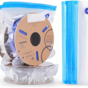 ELEGOO Filament Storage Bags, 20 Bags Vacuum Sealed Dust Proof Humidity Resistant, Perfect for 3D Printer Filament Storage and Keep Filament Dry (13.8x12.6 inch) No Pump Included