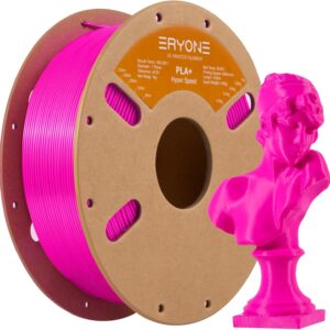 ERYONE High Speed PLA Plus Filament 1.75mm +/- 0.03mm, Rapid Filament PLA+ for Fast Printing, 30-500mm/s 3D Printing Filament Fit Most FDM Printer, 1kg (2.2LBS) / Spool, Magenta