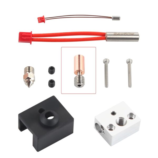 FYSETC 3D Printer Accessories - Spriite Extruder Hotend Upgrade Parts - Bimetal Heatbreak: Copper+ Titanium Alloy Throat Tube Fit Crealiity Ender 3 S1 Pro CR10 Smart Sermon V1 Original Heat Break - Image 2