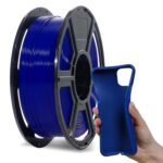 Flashforge 3D Printer Filament 1.75mm, 3D Printer Filaments 1kg Spool-Dimensional Accuracy +/- 0.02mm, Environmental Friendliness, no Smoke and no Odor (Blue, PLA Flexible)