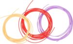 GANAZONO 3 Rolls 3D Pen Filament Refills 1.75mm 3D Printing Pen Consumables High Success Rate Smooth Prints Random