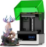 GK3 (T) Resin 3D Printer 16K 9.6-Inch NONO LCD with COB Light Source with Intelligent Heating System & Intelligent Resin Feeding System App Control 211 x 118 x H240mm Build Volume