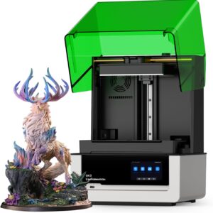 GK3 (T) Resin 3D Printer 16K 9.6-Inch NONO LCD with COB Light Source with Intelligent Heating System & Intelligent Resin Feeding System App Control 211 x 118 x H240mm Build Volume