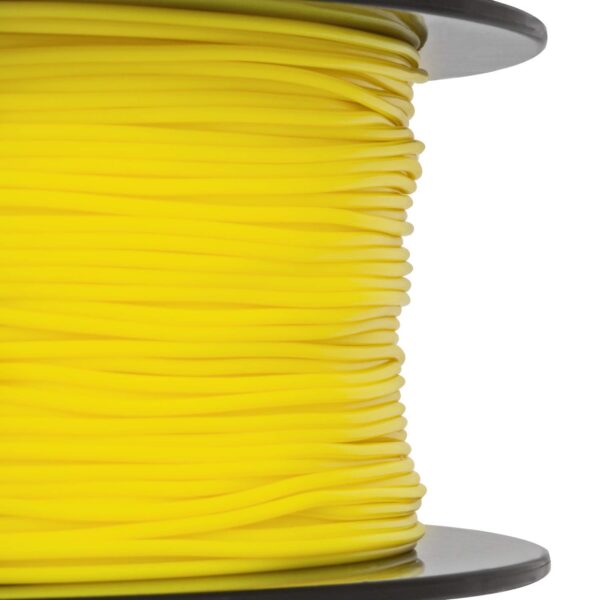 HATCHBOX 1.75mm Yellow TPU 3D Printer Filament Shore 95A, 1 KG Spool, Dimensional Accuracy +/- 0.03 mm, 3D Printing Filament - Image 2