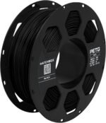 HATCHBOX 1.75mm Black High Speed PETG 3D Printer Filament, Dimensional Accuracy +/- 0.03 mm, 1 kg Spool, Compatible with FDM Printers for Fast, Precise Printing