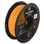HATCHBOX 1.75mm Dark Yellow TPU 3D Printer Filament Shore 95A, 1 KG Spool, Dimensional Accuracy +/- 0.03 mm, 3D Printing Filament