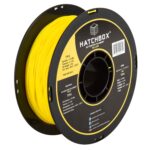 HATCHBOX 1.75mm Yellow TPU 3D Printer Filament Shore 95A, 1 KG Spool, Dimensional Accuracy +/- 0.03 mm, 3D Printing Filament