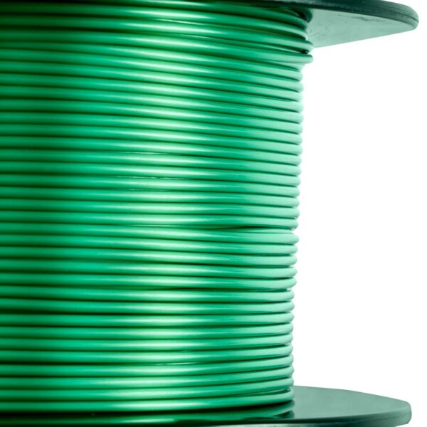 HATCHBOX Metallic Finish PLA 3D Printer Filament, Dimensional Accuracy +/- 0.03 mm, 1 kg Spool, 1.75 mm, Green - Image 2