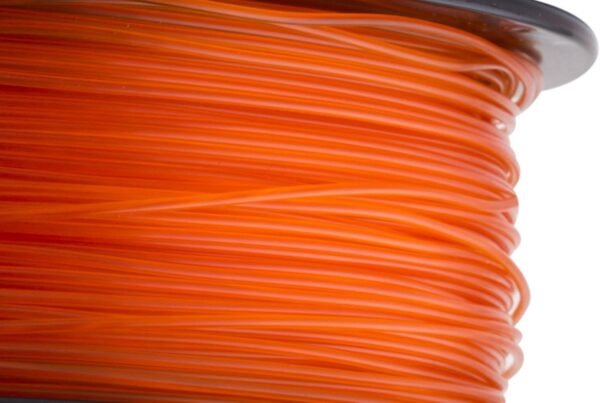 HATCHBOX PLA 3D Printer Filament, Dimensional Accuracy +/- 0.03 mm, 1 kg Spool, 1.75 mm, Transparent Orange - Image 2
