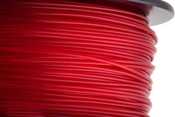 HATCHBOX PLA 3D Printer Filament, Dimensional Accuracy +/- 0.03 mm, 1 kg Spool, 1.75 mm, Transparent Red - Image 2