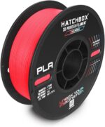 HATCHBOX PLA MAX Pink 3D Printer Filament Made in The USA, 1.75mm Diameter 1 KG Spool, USA Made 3D Printing Filament