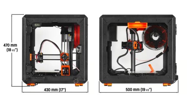 Original Prusa MINI Enclosure – Modular Box for The Prusa MINI+, for Printing High-Temperature Materials, Upgradable with Advanced Air-Filtration, Fire Suppresion and LED Lights