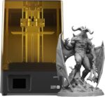 Phrozen Sonic Mighty 4K Large LCD Resin 3D Printer, L7.9 x W4.9 x H8.7 Printing Volume, 9.3" Mono LCD Screen & 22cm Z-axis, Matrix LED UV Light Tech, Large 3D Models, Miniatures,Tabletops