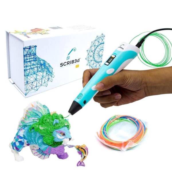SCRIB3D P1 3D Pen - The Ultimate Creative Bundle with 230 Feet of Filament - Image 2