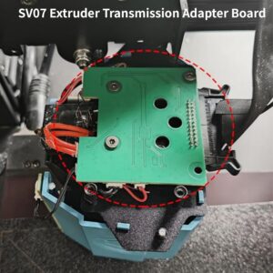 SOVOlL SV07 3D Printer Hotend Adapter Board - Hot End Breakout Module Motherboard Replacement: Connection of Heater Cartridge Thermistor Fan LED Light Bed Leveling Sensor Extruder Motor Accessories