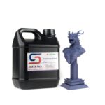 Siraya Tech Fast ABS-Like 3D Printer Resin, High Precision, Non-Brittle - Low Odor 405nm UV-Curing Photopolymer for 8K LCD/DLP Printing (Navy Grey, 2kg)