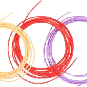 Unomor 3 Rolls 3D Pen Filament 1.75mm 3D Printing Pen Filling Refills High Success Rate Glossy Finish Wide Material Compatibility Random