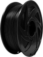 Voxelab 3D Printer Filament, 1.75mm PLA Pro (PLA+) Filament, Dimensional Accuracy +/- 0.02 mm, 3D Printing Material 1kg/ Spool, Compatible with FDM 3D Printer/Pen, Black