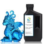 Yousu 3D Printer Metallic Resin,1kg Fast Curing Resin, Magical Effect Photopolymer Resin for LCD DLP Printing (1000g,MetalBlueZine)