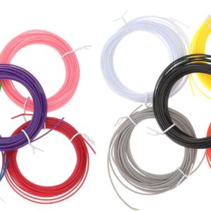 10pcs Plastic 3D Pen Filament Printing Supplies Pla Filament Gold White Pla Bundle 3D Pen