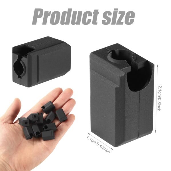 10pcs Silicone Sock Compatible with Bambu Lab X1 X1C P1P P1S Carbon Extruder Hotend, High Temperature Resistant Heater Block Protective Parts Accessories 3D Printer Nozzle Cover Sock Silicone Sleeve - Image 2