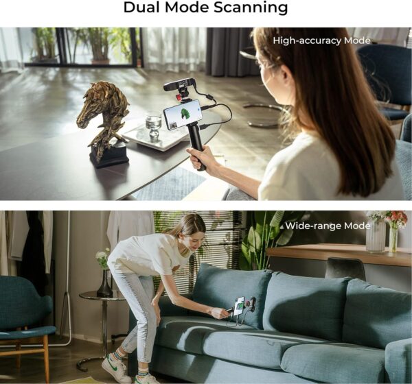 Creality 3D Scanner CR-Scan Ferret for 3D Printing Handheld Scanner 30 FPS Scanning Speed 0.1mm Accuracy Full Color for Android Phone PC Win 10/11 - Image 3