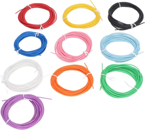 3D Printing Pen PCL Filament Refills 1.75mm,3D Pen Filament Refills,10 Colors Filament Refills 5m Low Melting Temp of 70℃ - Image 9