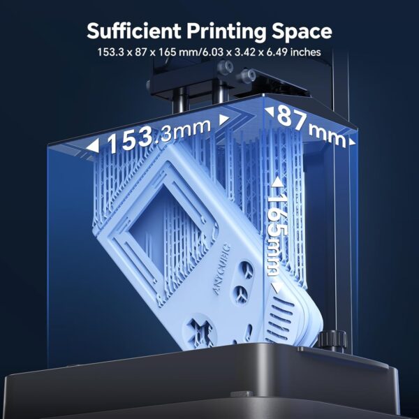 ANYCUBIC Photon Mono 4 10K Resin 3D Printer, 7'' HD Mono LCD Screen, Power Off Resume, Upgraded Light Source, Print Volume 6.04'' x 3.43'' x 6.49'' - Image 5