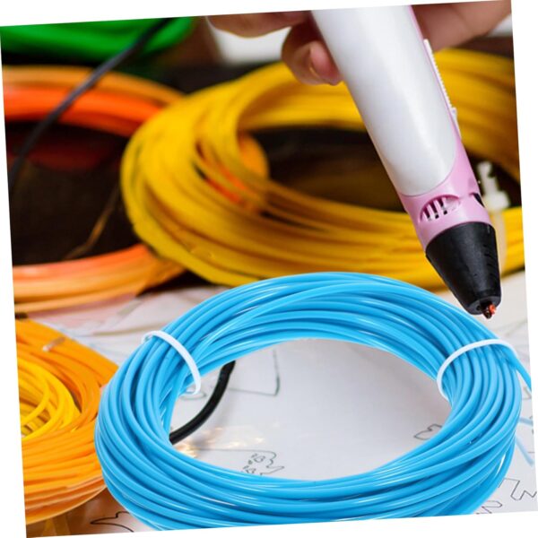 IMIKEYA 10m 3D Pen Filament Refills 1.75mm Abs 3D Printing Materials Random 3D Pen Consumables for Paper to Real Life - Image 4