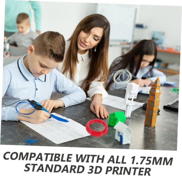 IMIKEYA 10m 3D Pen Filament Refills 1.75mm Abs 3D Printing Materials Random 3D Pen Consumables for Paper to Real Life - Image 6