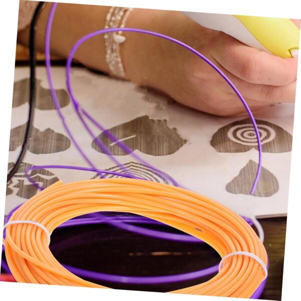 IMIKEYA 10m 3D Pen Filament Refills 1.75mm Abs 3D Printing Materials Random 3D Pen Consumables for Paper to Real Life - Image 8