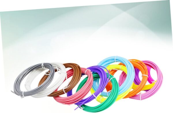 3D Printing Pen Filament 1.75mm 10 Bright Colors Filament Boys and Girls 3D Filament Pen Toys - Image 3
