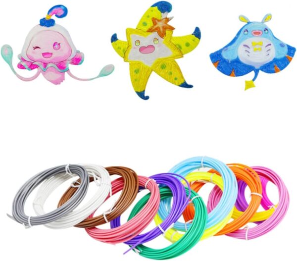 3D Printing Pen Filament 1.75mm 10 Bright Colors Filament Boys and Girls 3D Filament Pen Toys - Image 6