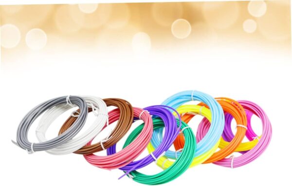 3D Printing Pen Filament 1.75mm 10 Bright Colors Filament Boys and Girls 3D Filament Pen Toys - Image 8