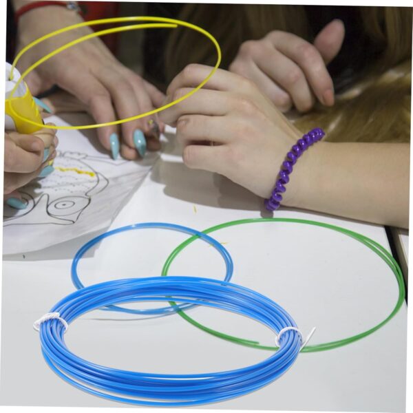 Gatuida 3D Pen Filament Refills Abs Filament 5m Random for Vacuum Sealed Low Shrinkage 190-230℃ Working Temperature - Image 5