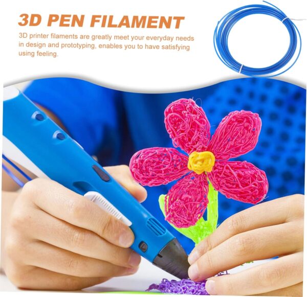 Gatuida 3D Pen Filament Refills Abs Filament 5m Random for Vacuum Sealed Low Shrinkage 190-230℃ Working Temperature - Image 7
