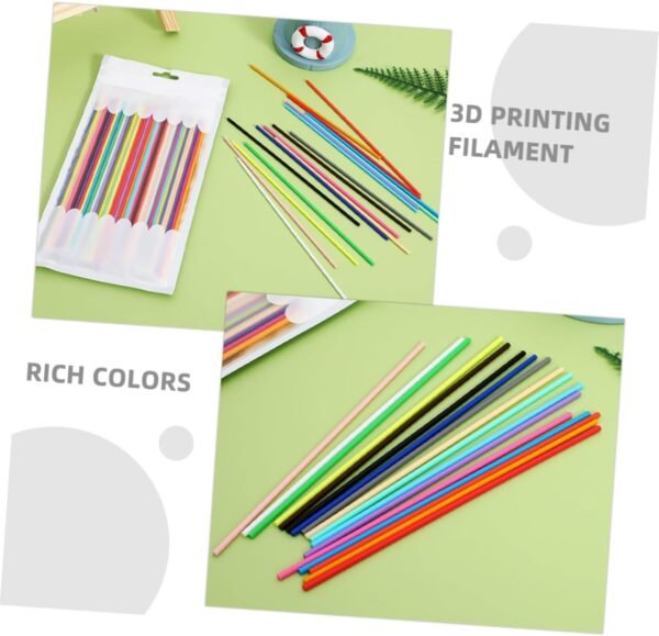 Mobestech 3D Printing Pen Filament Refills 22 Colors Pcl Filament for Retractable Craft Projects - Image 7